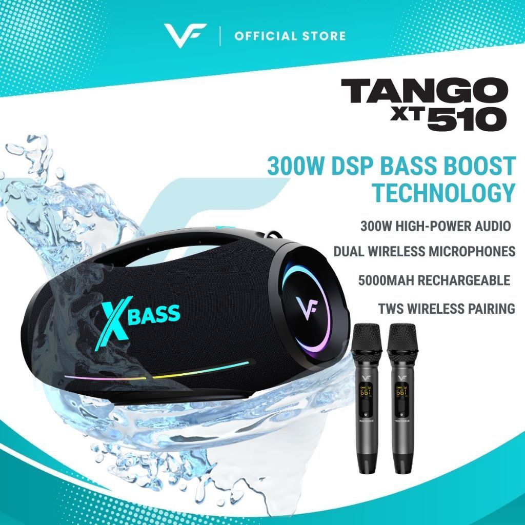 Vinnfier Tango XT510 portable karaoke speaker